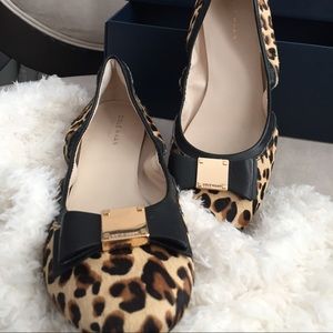 Cole Haan leopard flats